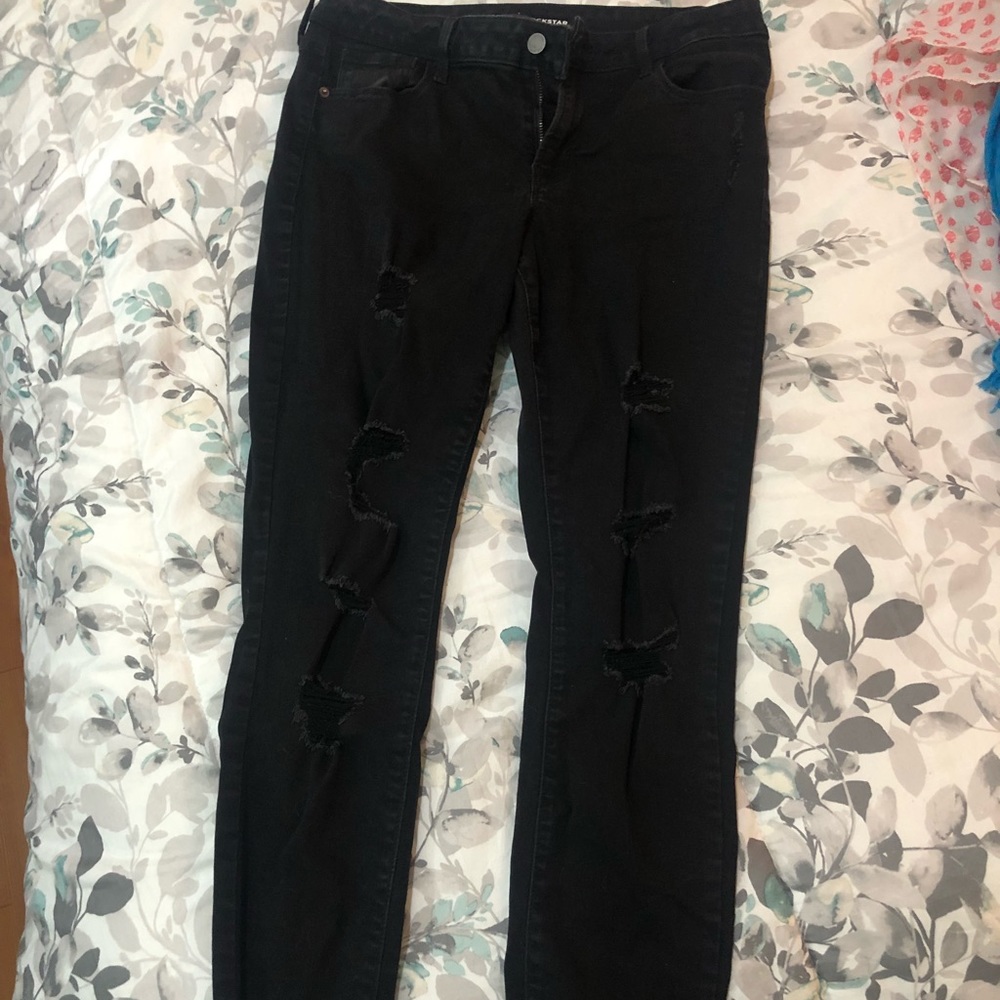 Old Navy Rockstar Mid Rise Back Jeans